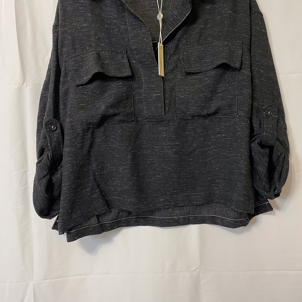 Max Studio Pullover Top Black Women’s Medium